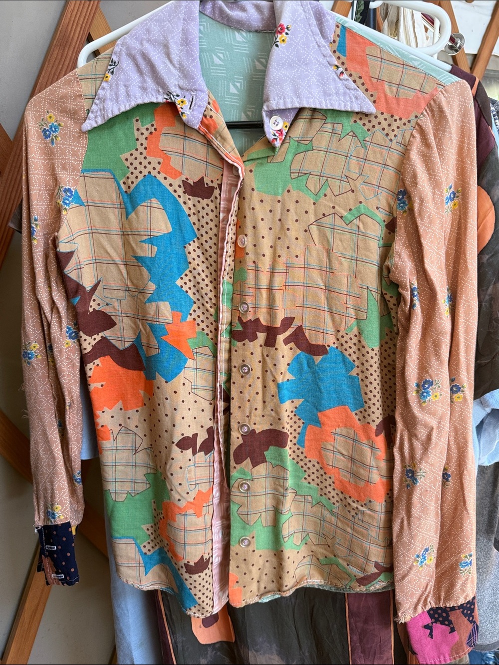Vintage 70s button up